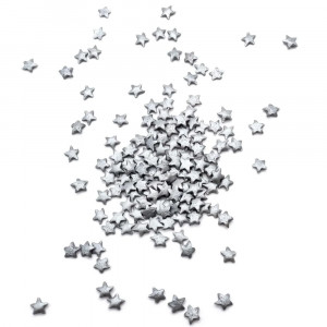 Посипка фігурна срібна “Зірочки”