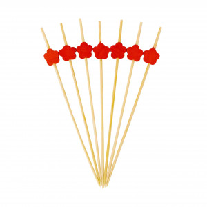 Шпажки “Червона квітка” 12см