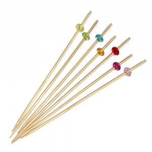 Skewers “Colored Tops” 12 cm