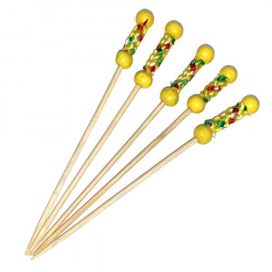 Шпажки “Жовте плетіння” 100 шт