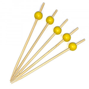 Шпажки "Жовта кулька" 12 см