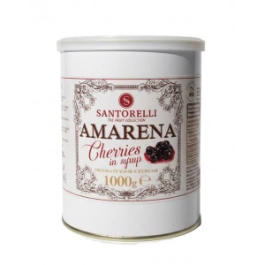 Вишня Амарена SANTORELLI в густом сиропе, 1 кг