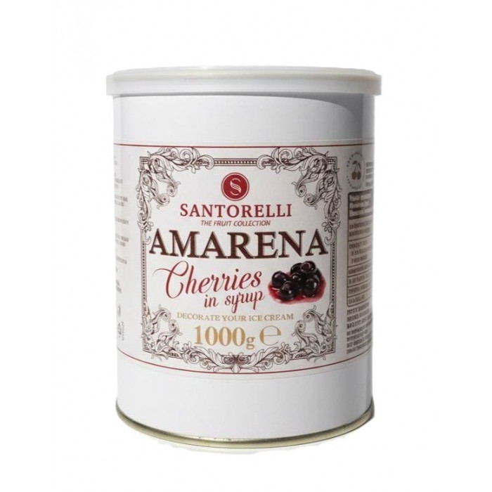Вишня Амарена SANTORELLI у важкому сиропi 1кг
