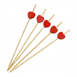 Шпажки “Червоне серце” 12 см