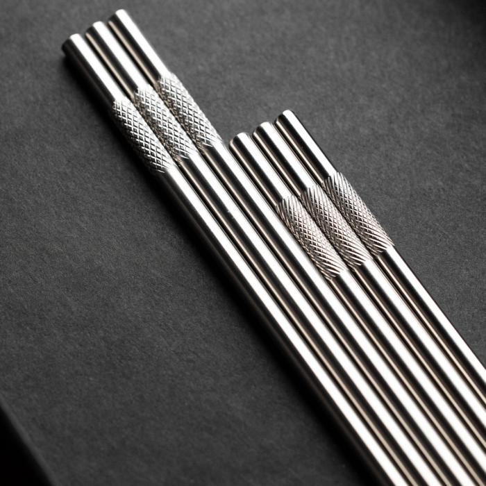 Набор металлических трубочек BARTA (5 шт.) Набор металлических трубочек BARTA (5 шт.)