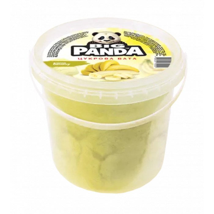 Вата цукрова зі смаком банану 30 г (відро) - 10 шт