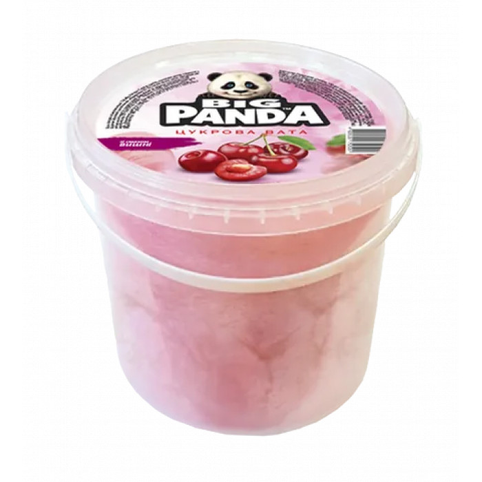 Вата цукрова зі смаком вишні 30 г (відро) - 10 шт