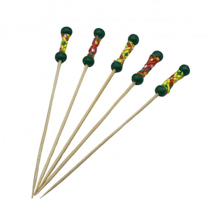 Skewers "Green Weaving" 12 cm