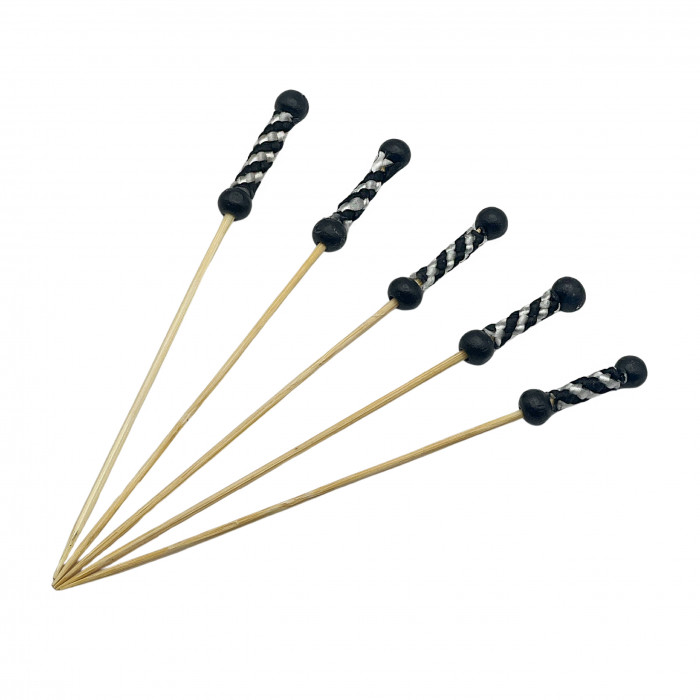 Skewers "Black Weave" 12 cm